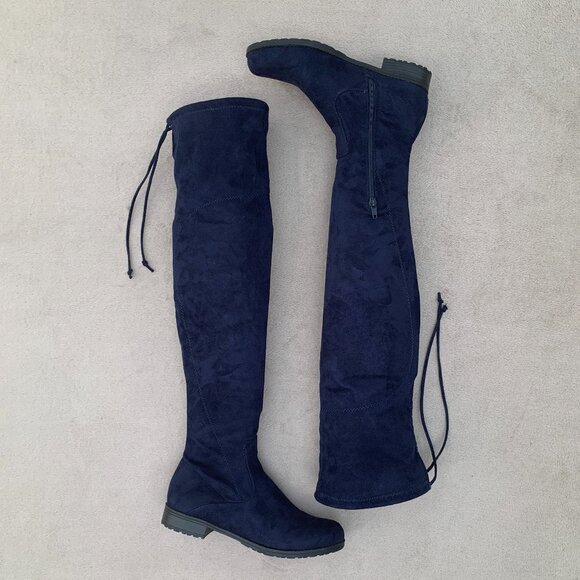 Unisa Unhuhvana Over-The-Knee Tie Back Sock Boot Sz 7.5 - Picture 5 of 14